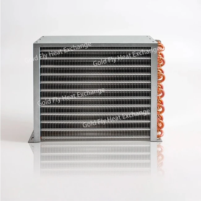 Commercial Display Freezer Copper Tube Finned Condenser suppliers